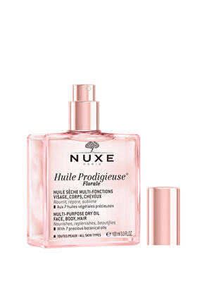 Nuxe Floral Face Hair & Body Multi-Purpose Dry Oil 100 ml + Body Massage Brush - 6