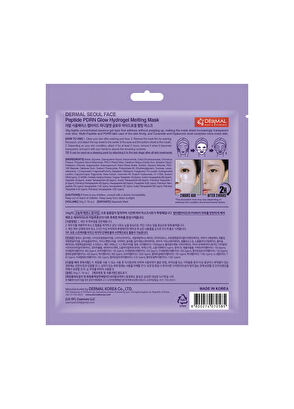 Dermal Seoul Face Peptide PDRN Hydrogel Dissolving Moisturizing Gel Face Mask 34 gr - 6