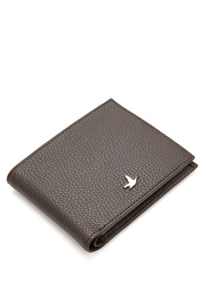 Beymen Club Brown Pocketed Men's Flotter Leather Card Holder - 8