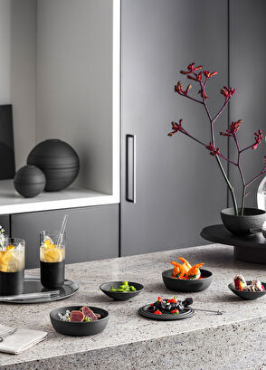 Villeroy & Boch La Petite Boule Siyah Porselen 5 Parça Servis Seti - 3