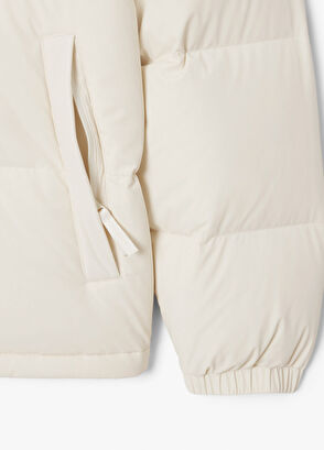 Lacoste Krem Relaxed Fit Kapüşonlu Erkek Mont - 7