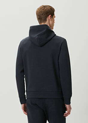 Boss Soody Navy Logo Print Sweatshirt - 5