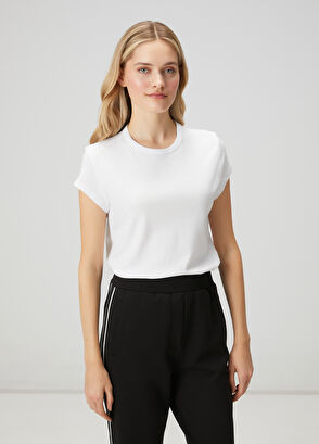 Beymen Club Kırık Beyaz T-shirt - 4