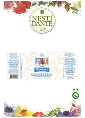 Nesti Dante Hipoalerjenik Vegan Bebek Bakım Bebek Banyo ve Duş Jeli 300 ml - 5