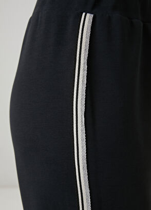 Beymen Club Siyah Bantlı Eşofman Altı - 6