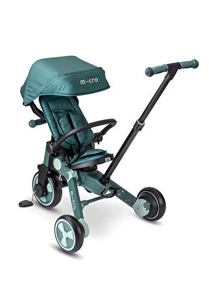 4in1 Katlanabilir Yeşil Üç Tekerlekli 6 Ay - 6 Yaş Çocuk Bisikleti - Görsel 4