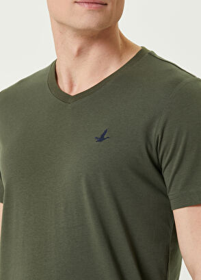 Beymen Club Haki Basic T-shirt - 5