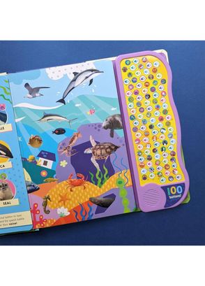 North Parade Publishing - Animals 100 Button Sound Book Yabancı Dil ...
