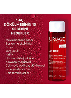 Uriage Ap Hair Saç Dökülmesini Engelleyen ve Saçı Besleyen Günlük Şampuan 200 ml - 5