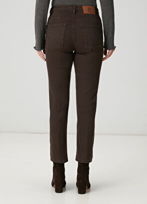 Beymen Club Kahverengi Straight Jean Pantolon - 5