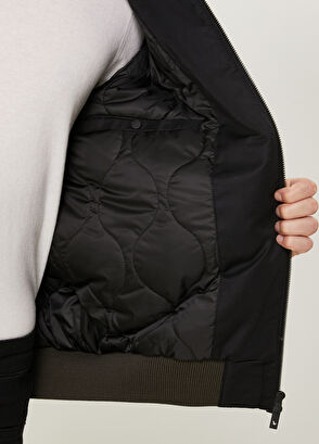 Beymen Club Black Bomber Coat - 7