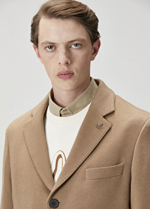 Beymen Club Premium Deve Tüyü Kaşmir Palto - 8