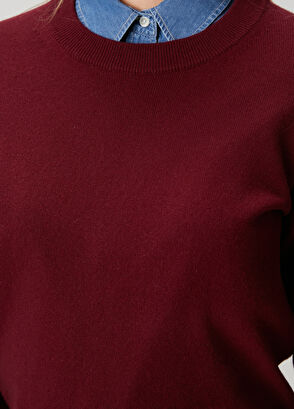 Beymen Club Bordo Kaşmir Kazak - 6