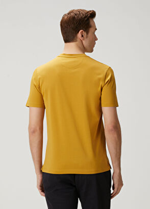 Pal Zileri Sarı Basic T-shirt - 4