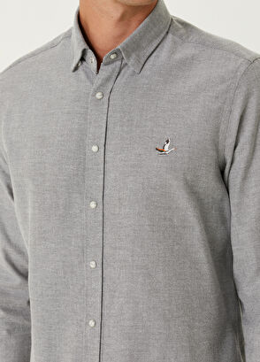 Beymen Club Comfort Fit Khaki Oxford Shirt - 6