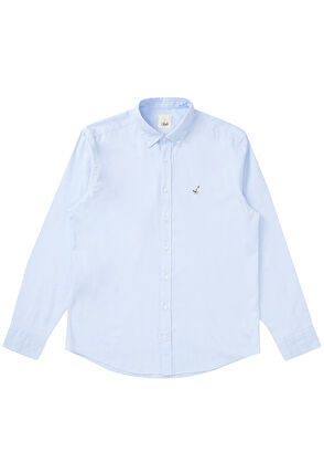 Beymen Club Comfort Fit Light Blue Oxford Shirt - 6