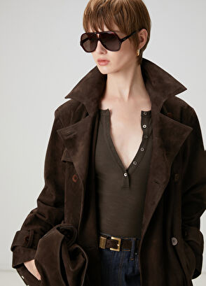 Beymen Club Kahverengi İnce Yün T-shirt - 4