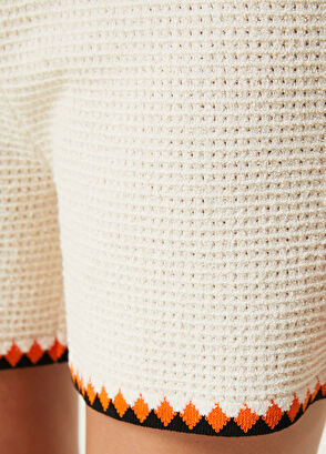 Beymen Club Ekru Triko Şort - 4