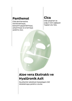 Dermal Seoul Face Cica Panthenol Hydrogel Dissolving Moisturizing Gel Face Mask 34 gr - 3