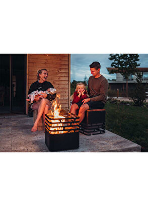 Decofire Cube Ateş Kovası ve Barbekü Setİ - 8