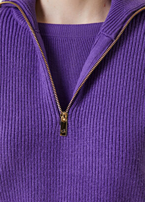 Beymen Club Mor Çizgi Dokulu Kazak - 5