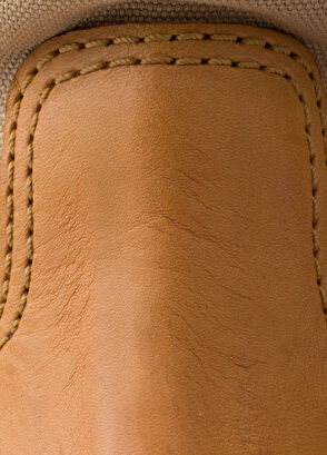 Nötr Deri ve Kanvas Kadın Bot - Görsel 7