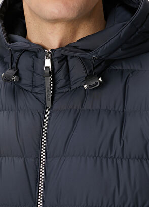 Lacivert Puff Mont - Görsel 6