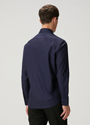 Beymen Club Comfort Fit Lacivert Gömlek - 4