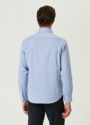 Beymen Club Comfort Fit Mavi Oxford Gömlek - 5