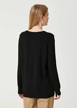 Beymen Club Black Logo Embroidered Knitwear - 6