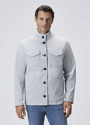 Haki Çift Taraflı Mont - Görsel 5