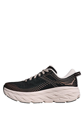 Hoka Bondi 7 Siyah Pembe Kadın Sneaker - 8