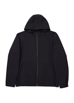 Beymen Club Lacivert Kapüşonlu Teknik İnce Mont - 9