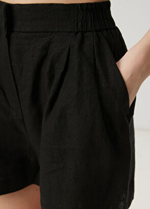 Beymen Club Siyah Keten Şort - 6