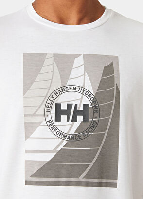 Helly Hansen Hp Race Graphic Bej Baskılı Kısa Kollu Erkek T-Shirt - 5