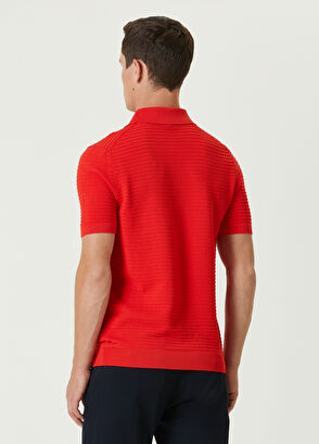 Beymen Club Nar Çiçeği Polo Yaka Kısa Kollu Triko - 5