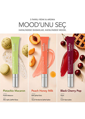 Aurelia Genève Glossy Plump Lip Balm SPF50 - Peach Honey Milk - 10