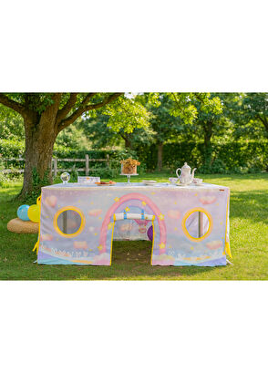 Kids & Tales Dreamy Castle Tablecloth Playhouse - 5