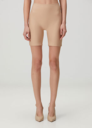 Butt Enchancing Bej Şort - Görsel 4