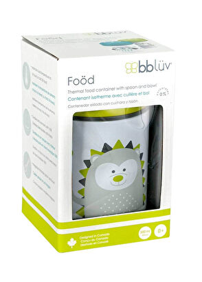Bblüv Food Green Spooned Thermal Baby Food Thermos - 7