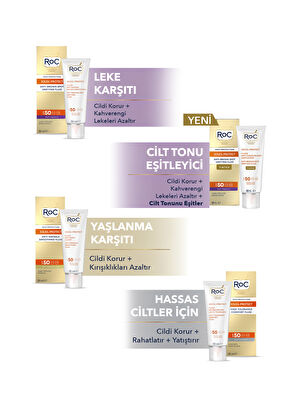 Roc High Tolerance Comfort Fluid SPF50+ Hassas Ciltler İçin Yatıştırıcı Yüz Güneş Kremi 50 ml - 4