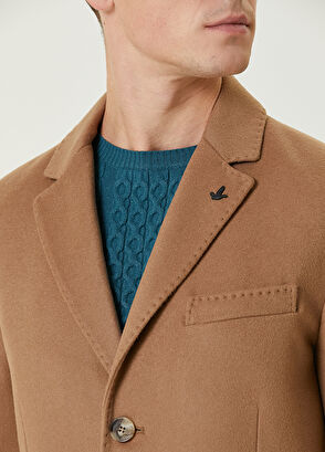 Beymen Club Kamel Yün Kaşe Palto - 6