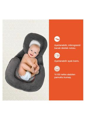Gezenbebe Homy Bag Charcoal Newborn Bed - 6
