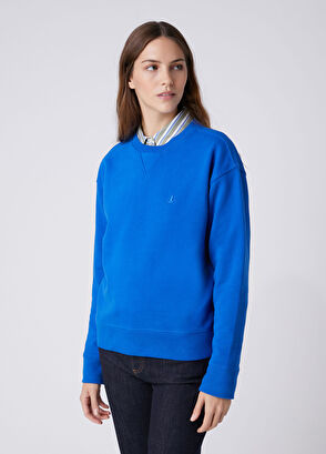 Beymen Club Cobalt Basic Sweatshirt - 5