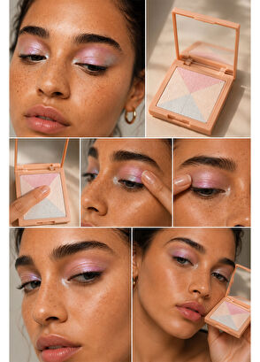 Dora Joy My Joy Eyeshadow Quad 01 Holo Glow Göz Farı - 5