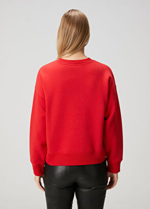 Beymen Club Agatha Red Embellished Sweatshirt - 6