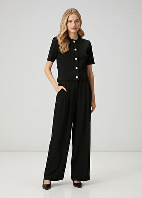 Beymen Club Siyah Simli Dokulu Triko Ceket - 3