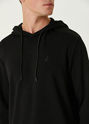 Beymen Club Siyah Kapüşonlu Sweatshirt - 6
