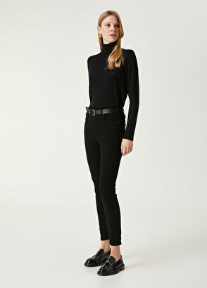 Beymen Club Black Logo Embroidered Knitwear - 3