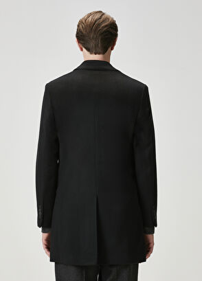 Beymen Club Premium Siyah Kaşmir Palto - 5